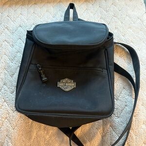 Vintage Harley-Davidson Black Backpack